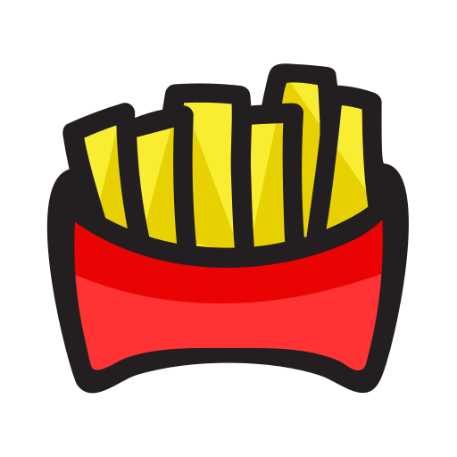 Fast food, french fries, fries, snack icon